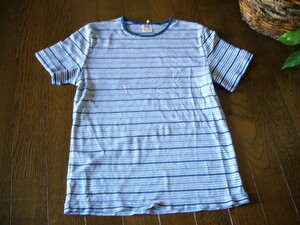 SILVER CAT シルバーキャット Tシャツ 涼しい素材 未使用　ブルー　青　160㎝　家庭保管品