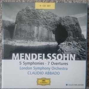 KF メンデルスゾーン 交響曲全集、序曲集 クラウディオ・アバド 4CD