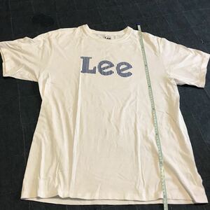 W透 Lee 半袖Tシャツ　X-LARGEサイズ表示　リーTシャツ コットンウェア　フロントプリント　中国製