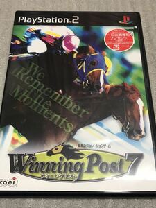 ★新品同様 ウイニングポスト7 PS2 コーエー　競馬　未使用　Winning Post 7