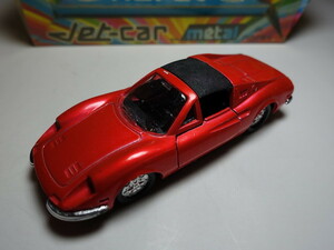 フェラーリ　246　GTS　1/43　NO.824　Orange　ノレブ　メタル　ジェットカー　フランス製　Ferrari　ディノ