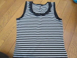 M black . gray lame camisole new goods 