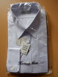 Honest Man 　カネタシャツ（株）　長袖　Ｙシャツ　白　　Ｌサイズ　　日本製　　新品　タグ付き　4,500円の値札付き