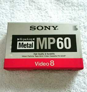 [ не использовался ] metal лента Video8 SONY Sony Metal MP60 8 мм видео 