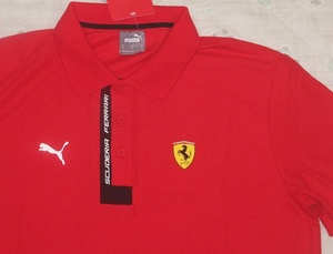 PUMA Ferrari プーマ フェラーリ コラボ US M 赤 半袖 ★ 未使用 m l ll o 希少 レッド scuderia