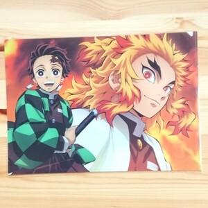 鬼滅の刃 クリアファイル 竈門炭治郎と煉獄杏寿郎