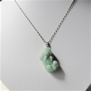 pi- show (......) SV necklace natural less processing jade 