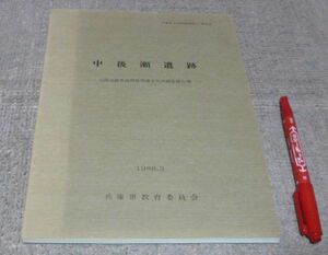 中後瀬遺跡　兵庫県埋蔵文化財調査事務所 編　兵庫県教育委員会　/　兵庫県　姫路　遺跡