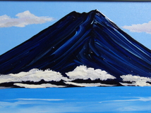 ≪国美協≫TOMOYUKI・友之、『山水　富士山』、油彩画、F6号：40,9×31,8cm、一点物、新品高級油彩額付、直筆サイン・真作保証付_画像1