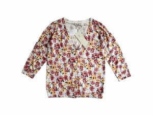  new goods regular price 4095 jpy Olive des Olive OLIVE des OLIVE floral print cardigan botanikaru