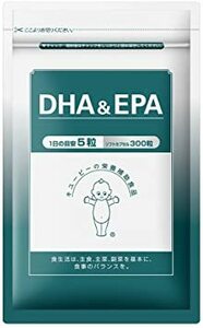 キユーピー DHA ＆ EPA 2ヶ月分 300粒 [フィッシュオイル 青魚 不飽和脂肪酸 サプリメント サプリ 60日 500