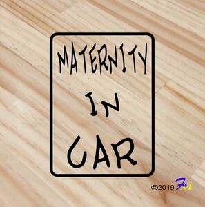 MATERNITY IN CAR16 sticker all 28 color #mFUMI