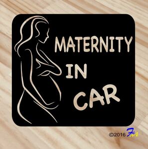 MATERNITY IN CAR05 sticker all 28 color #mFUMI