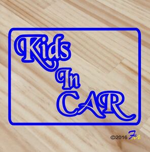 Kids In CAR07 sticker all 28 color #kFUMI