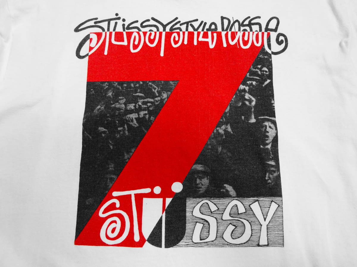 90s 復刻 STUSSY 7周年記念 フォトTシャツ ステューシー | JChere雅虎