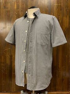 J483TC メンズ シャツ GREEN LABEL RELAXING UNITED ARROWS ユナイテッドアローズ 半袖 ギンガム チェック 柄 / L 送料一律520円