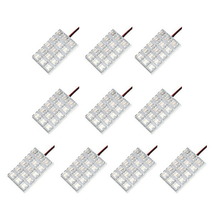 10個セット●● 12V FLUX15連3×5 LED 基板 端子形状BA15s (G18/S25シングル) ルームランプ ホワイト_画像2