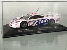 送料無料　1/43 マクラーレンBMW　GTR FINA レーシングカー　ミニカー　Sammlermodell Mclaren_画像2