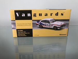 送料無料　1/43 フォード　カプリ　レースカー　ミニカー　Vanguards FORD CAPRI 3.0S 1982