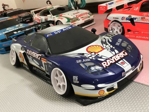 送料無料　ラジコン　ボディ　1/10 ホンダ　NSX レイブリック　レースカー　HONDA RAYBRIC