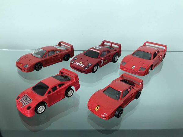 送料無料　フェラーリ　F40 ミニカー　スロットカー　セット　1/43等　マジョレット　ブラーゴ　FERRARI