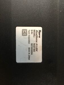キーボード realforse91UBK