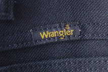 【送料無料】ラングラー ランチャー スラックス ブーツカット パンツ スタプレ ブラック 黒色 Wrangler EZ0103_画像4