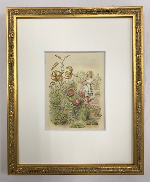 【特価】 ≪ ジョン テニエル ≫ アンティークオリジナル木版画 鏡の国のアリス ⅩⅩⅩⅨ 1899年 SIR JOHN TENNIEL