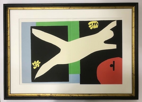 【特価】　≪　　アンリ・マティス　　≫　　リトグラフ【石版画】　　JAZZ　　　LA NAGEUSE DANS I'AQUARIUM 　1983年　 　 HENRI MATISSE