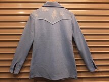 ★USED/HbarC/エイチバーシー/７０s/ウエスタンシャツ/パーマネントプレス/長袖/女性用/３４size/ヴィンテージ★_画像7