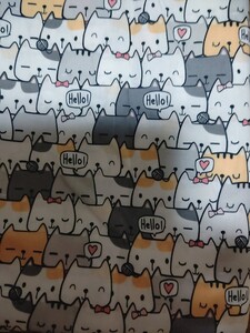 ★猫がいっぱい★可愛いニャンコ達★生地ハギレ★最終値下げ★