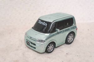 ドライブタウン ダイハツ タント プルバックミニカー 緑系 非売品