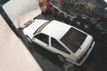 HOT WORKS トヨタ スプリンター トレノ AE86 1983 藤原拓海仕様 1/24 ミニカー ホットワークス_画像3