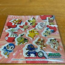 ポケモン ぷくぷくシール 丸美屋 ポケットモンスター ダイヤモンド&パール シール ステッカー 非売品 レア 希少 新品 未使用品 送料無料_画像8