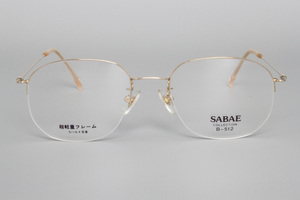 【新品・未使用】SABAE TOP BRAND COLLECTION コバルト合金 超軽量 ナイロール フレーム 52□18 140 MADE IN JAPAN H-3