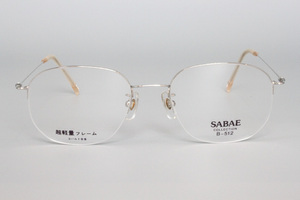 【新品・未使用】SABAE TOP BRAND COLLECTION コバルト合金 超軽量 ナイロール フレーム WP 52□18 140 MADE IN JAPAN H-3 