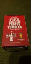 コカ・コーラ タンブラー ノベルティ WORLD FIFA 非売品新品未使用品 入手困難 ゴールド _画像3