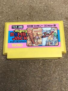 ファミコンソフト マイティボンジャック 端子メンテナンス済 動作品 同梱可能 FC ファミリーコンピュータ