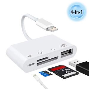 特価 SDカードカメラリーダー 写真ビデオ直接転送