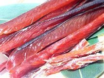 ましけ 鮭とばロングタイプ 350g 北海道増毛産サケトバ。「酒の肴」にぴったりの燻製！鮭トバ_画像5