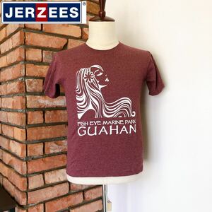 JERZEES　ジャージーズ　Tシャツ　メンズ　レッド系