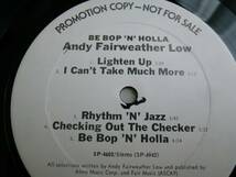 Andy Fairweather Low『Be Bop 'N' Holla』LP Soft Rock ソフトロック_画像4