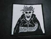 DESTRUCTION 刺繍パッチ ワッペン Bestial Invasion Of Hell / metallica slayer venom motorhead sodom kreator voivod sacrifice exodus_画像1