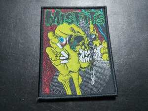 MISFITS 刺繍パッチ ワッペン eyeball ミスフィッツ / pushead danzig samhain undead suicidal tendencies s.o.d. metallca slayer