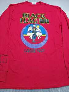 BLACK FLAG 長袖 Ｔシャツ loose nut 赤M ロンT / circle jerks blast minor threat fugazi bad brains poison idea d.r.i.