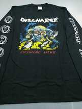 DISCHARGE 長袖Tシャツ massacre divine 黒M ディスチャージ ロンT / disorder chaos uk doom amebix deviated instinct broken bones_画像1