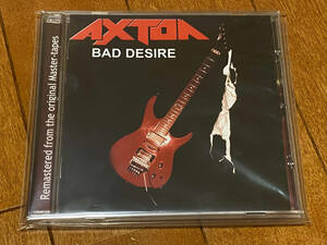 ◆廃盤◆新品未使用◆日本盤未発◆AXTON/BAD DESIRE◆85年結成のイタリア産ツインGの5人組正統派◆1stアルバム＋DEMO7曲のオフィシャル盤◆