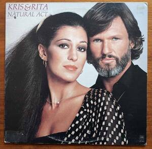 Kris Kristofferson & Rita Coolidge（クリス・クリストファーソン＆リタ・クーリッジ）LP「Natural Act」USプロモ盤 SP-4690