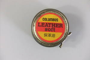 昭和　レトロ　レア　コロンブス　レザーソフト保革油　COLUMBUS LEATHER Soft グローブ　靴　革製品