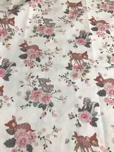 10/25に削除! Cath Kidston キャスキッドソン バンビ コットン生地
